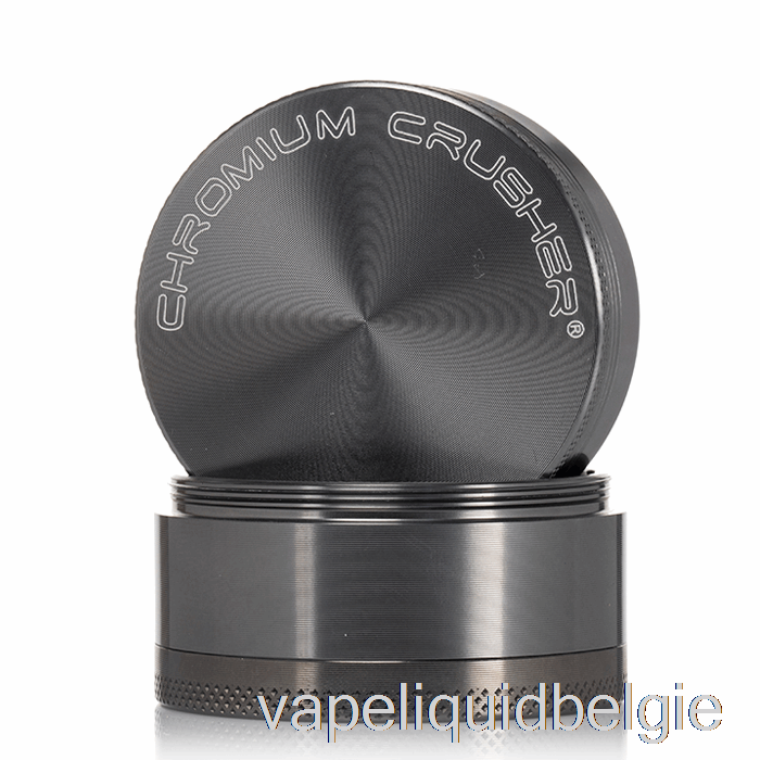 Vape België Chroom Crusher 2,2inch 4-delige Grinder Grijs